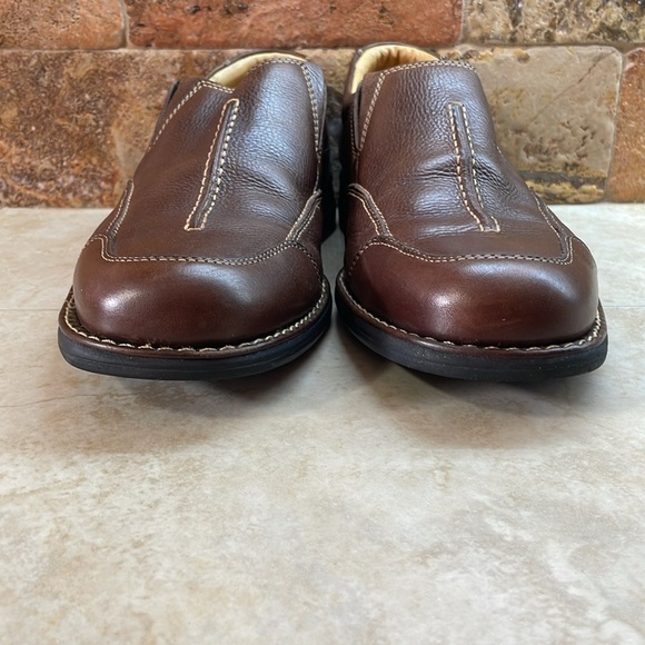 Johnston& Murphy Loafers Leather Sheepskin Lining Casual Slip-On Brown Size 8M - Picture 4 of 16